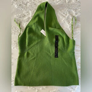Banana Republic Ribbed Cross-Front Tank